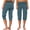 Blue plus size capri pants a1, variant on Women Plus Size Capri Pants Elastic Waist with Pockets Casual Loose Wide Leg Cropped Palazzo Trousers Summer Vacation Beach Travel Activewear Lounge, Green S