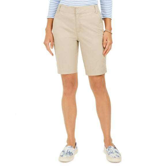 Charter Club Bermuda Twill Shorts Sedona Dust 6