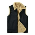 thumbnail image 7 of hotojiny Mens Winter Vests Outerwear Vintage Thickened Sherpa Fleece Lined Vest Coats Thermal Warm Casual Corduroy Vest Jacket, 7 of 7