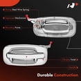 thumbnail image 4 of A-Premium Tailgate Bezel & Exterior Door Handles Compatible with Chevrolet Silverado 1500 04-06 Silverado 2500 2004 Silverado 3500 01-06 & GMC Sierra 1500 2500 3500 Pack of 5 Front and Rear, 4 of 8