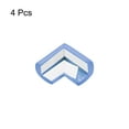 thumbnail image 3 of Uxcell Corner Guards Protectors, 4 Pack Foam Bumper L Shape, 55mm/2.16"(L) , Blue, 3 of 5