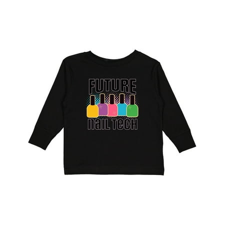 

Inktastic Future Nail Tech Gift Toddler Toddler Girl Long Sleeve T-Shirt