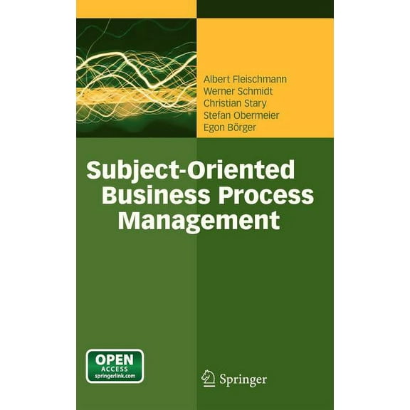 Subject-Oriented Business Process Management, (Hardcover)