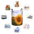 thumbnail image 4 of Fotbe butterflies flying near sunflower in field Pattern Laundry Basket with Handles, Waterproof Large Laundry Hamper, Wash Bag for Corner Dorm, Rolling Laundry Basket with Handles-Medium, 4 of 6