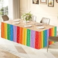thumbnail image 5 of 6 Ft Classroom Table Skirt, Pencil Ruffle Desk Skirt for Teachers, Back to School Classroom Decor, Kindergarten, Preschool & Office Decoration, 5 of 9