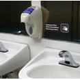 thumbnail image 4 of 2pc Employees Must Wash Hands Sign Stickers | Employee Handwashing Bathroom Sign Adhesive Decals, 8.5" x 2.75", 4 of 9