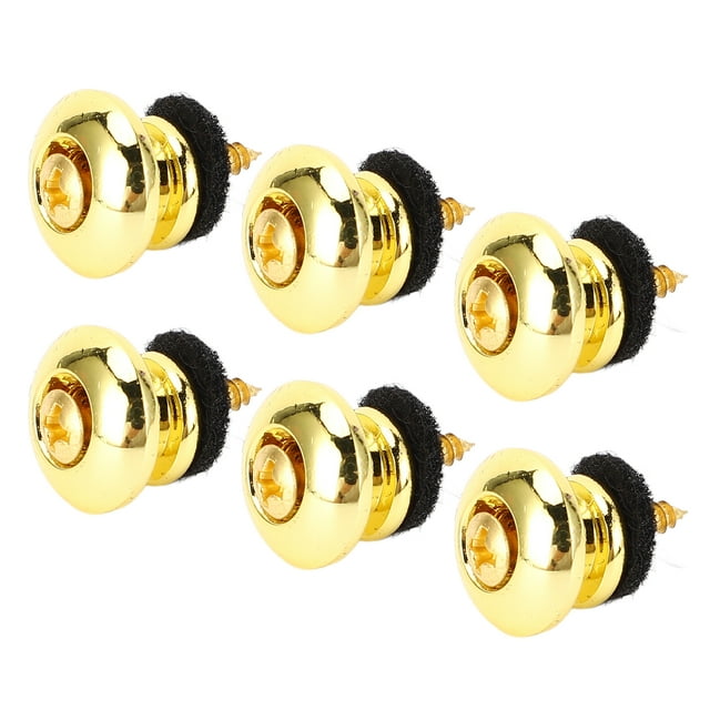 Botón De Correa De Guitarra De 6 Piezas, Cerraduras De Correa De Guitarra Con Pasadores De Extremo De Correa De Guitarra De Hierro Suave Para Guitarra Acústica Guitarra Clásica