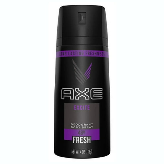 Axe Deodorant Bodyspray, Excite 4 oz (Pack of 2)