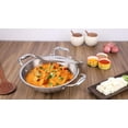 thumbnail image 2 of Vinod Platinum Triply Stainless Steel Kadai With Lid 3.7 Litre (28 Cm) | 2.5Mm Thick | 3 Layer Stainless Steel Cookware | 5 Year Warranty | Induction & Gas Base, 2 of 4