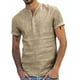 thumbnail image 1 of Camisa De Manga Corta De Lino Y Algodón Para Hombre, 1 of 8