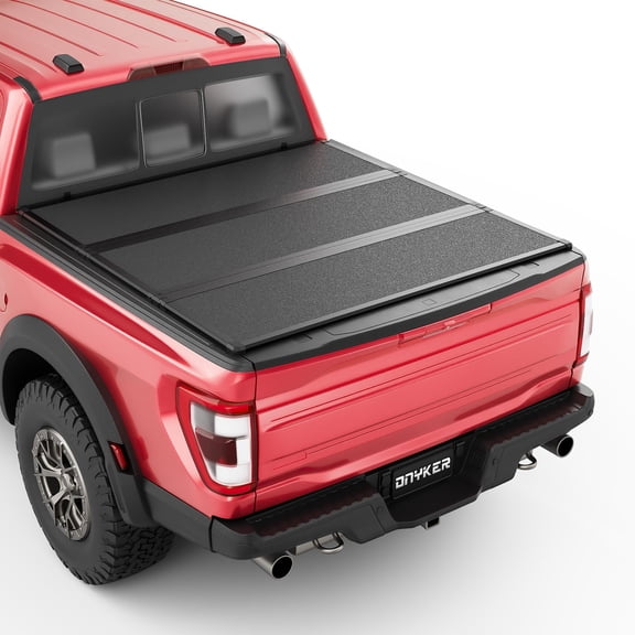 Hard Tri Fold Truck Bed Tonneau Cover Compatible with 2024-2025 Toyota Tacoma, 5'(60") Bed with OE Track System(Excl. Trail Edition)