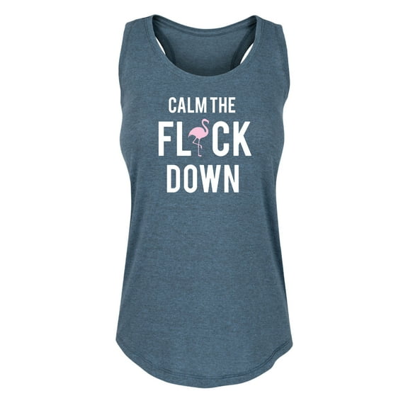 Instant Message - Calm The Flock Down - Women's Racerback Tank