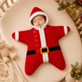 thumbnail image 4 of Dakiuu Christmas Star Shape Infant Baby Swaddle Sack Zipper Wearable Sleep Blanket For Newborn Boys Girls 0‑3 Months One Size, 4 of 6