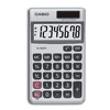 Casio SL-300SV 8 Digit Calculator, Wallet Style Protective Case, Silver - 2 Pack, RSBRMZYU Exclusive