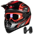 thumbnail image 1 of Casco ILM Youth Kids ATV Motocross B07 Rojo/Plateado (Youth-S), 1 of 7