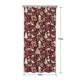 thumbnail image 5 of Colorful Christmas Striped Pattern Shower Curtain 36"x72" ,Bathroom Decorative Shower Curtains Set with 12 Hooks,Modern Waterproof Washable Shower Curtain, 5 of 6