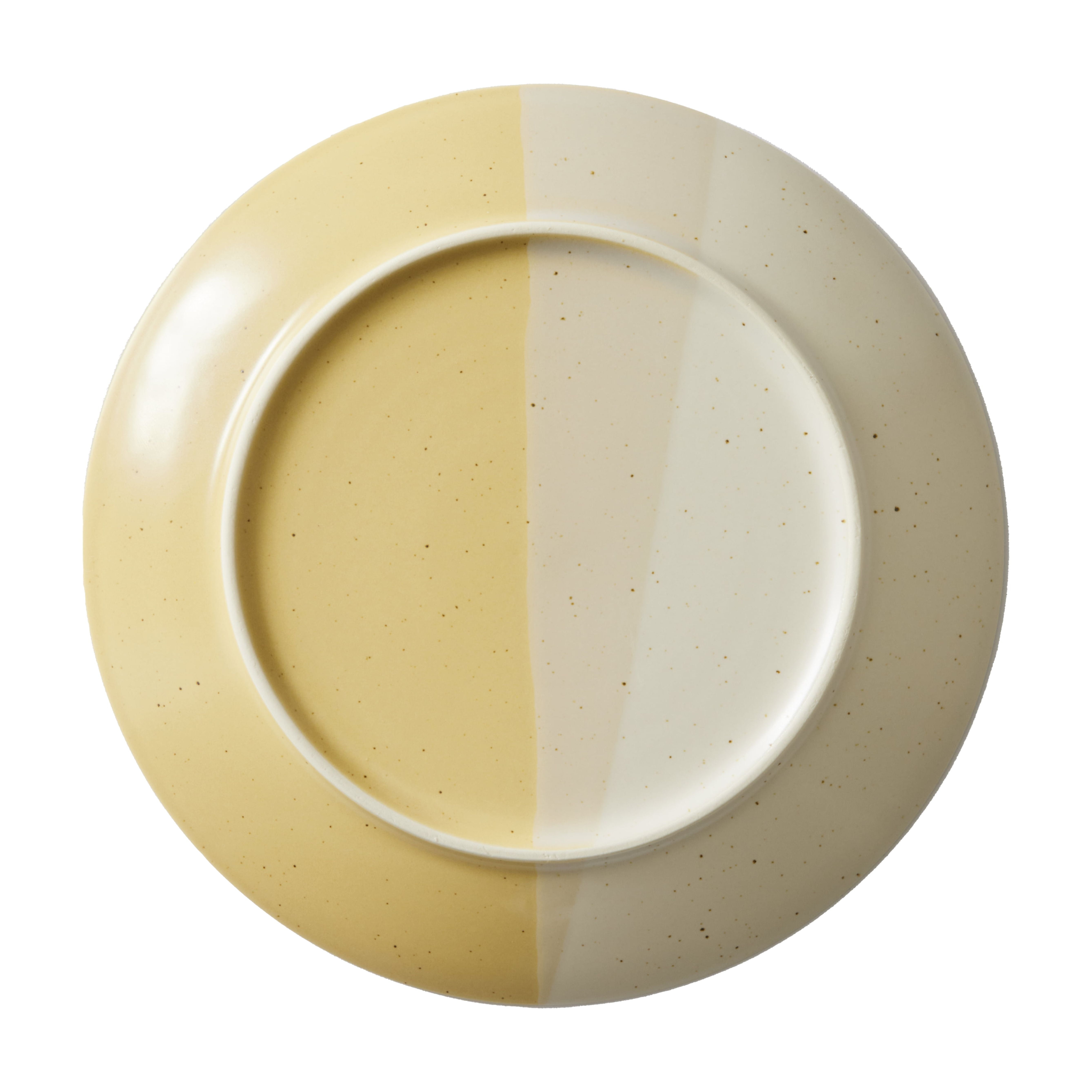 (3 pack) Better Homes & Gardens Yellow Hayes Stoneware Salad Plate