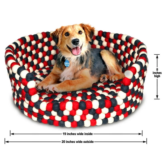 Durkha Premium Felt Dog Bed