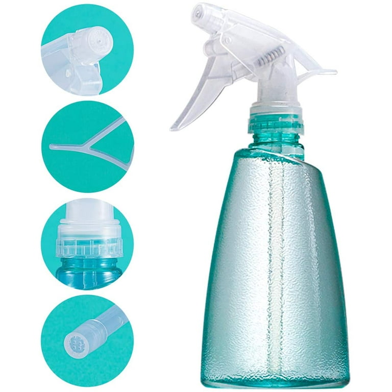 MR.Siga 16 oz Empty Heavy Duty Reusable Plastic Spray Bottles for Cleaning  Solutions,3 Pack