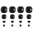 thumbnail image 5 of Stoneware Square 16pc Dinnerware Set, Matte Black, 5 of 5