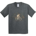 thumbnail image 3 of Inktastic Mountain Biking Adventure Youth T-Shirt, 3 of 5