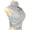 Gray women's high neck crop top a1, variant on MORESEC Women's High Neck Sleeveless Crop Top Ruched Casual Holiday Tops Solid Basic Slim Tee Shirts Summer Fashion Clothes, Gray L