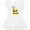 AA-White, variant on Inktastic Cute Bee Initial B Gift Baby Girl Dress