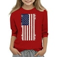 thumbnail image 2 of Bnwani Long Sleeve Toddler T Shirt Crew Neck Fashion Printed Tops 9 Years, 2 of 4