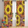 thumbnail image 5 of Blackout Kids Curtains,Colorful Sunflower Pattern Childrens Insulated Curtains Set Of 2,Bedroom Essentials,Toddler Room Decor 42"x84", 5 of 5