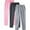 a-Pink, variant on Male Hop Pants Casual Solid Color Track Lace Up Workout Pants With Pocket 3 Pcs
