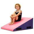 thumbnail image 2 of We Sell Mats Gymnastics Incline Mat, Folding and Non-Folding Cheese Wedge Skill Shape, Tumbling Mat for Gymnastics Training, Cheerleading and Obstacle Courses, 2 of 2