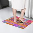 thumbnail image 4 of Pioneer Flower Floral Print Flannel Non Slip Door Rugs,Washable Door Mats Indoor,Decorative Door Mats,Dirt-Resistant and Absorbent Doormat for Entrance,Bedroom,Kitchen,Bathroom,23.5"x16", 4 of 5