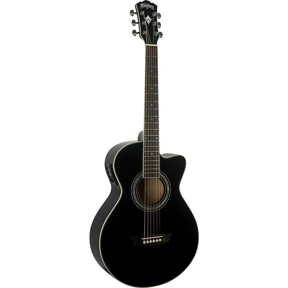 Washburn WD10SB ブラック アコースティックギター Washburn WD10SB