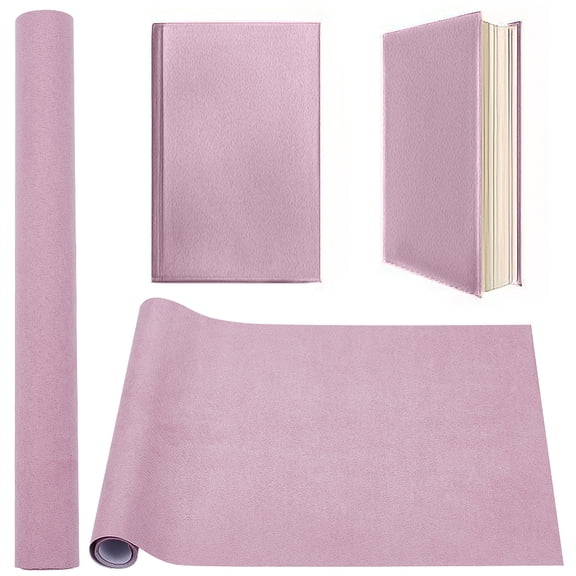 Suede Book Covers Notebook Wraps Rectangle Plum 130x200x0.2mm