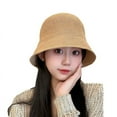 thumbnail image 5 of SikaFu Hat Children's Weaving Hollow Straw Hat Japanese Plain Water Bucket Hat Summer Outdoor Beach Vacation Sun Sunshade Cool Hat, 5 of 9