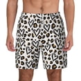 thumbnail image 3 of Uemuo Heart Leopard Pattern Mens Swim Trunks Quick Dry Board Shorts with Mesh Lining, Stretch Beach Shorts Quick Dry No-Chafing Board Shorts-X-Large, 3 of 9