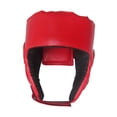 thumbnail image 2 of Almencla Casque de Boxe Protection Front et Oreilles pour Grappling Taekwondo Sparring Rouge Adultes, 2 of 8
