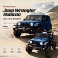 thumbnail image 3 of iYofe Jeep Wrangler Rubicon 24V 2 Seater Truck, Powered Ride on Car Toy with Remote Control&Bluetooth, 4 Wheeler for Kids Toddoler Ages 3-8, Blue, 3 of 10