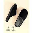 thumbnail image 6 of HomeTop Men's Two-Tone Memory Foam House Slippers, 6 of 9