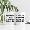thumbnail image 6 of 61st Birthday Gifts for Men - 1958 Birthday Gifts for Men, 61 Years Old Birthday Gifts Coffee Mug for Dad, Husband, Friend, Brother, Him, Colleague, Coworker - 11oz, 6 of 6