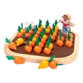 thumbnail image 2 of Wood Carrot Harvest Chess Set Early Educational Interaction Toy for Toddler Yotijar Juego de cosecha de zanahorias, 2 of 10