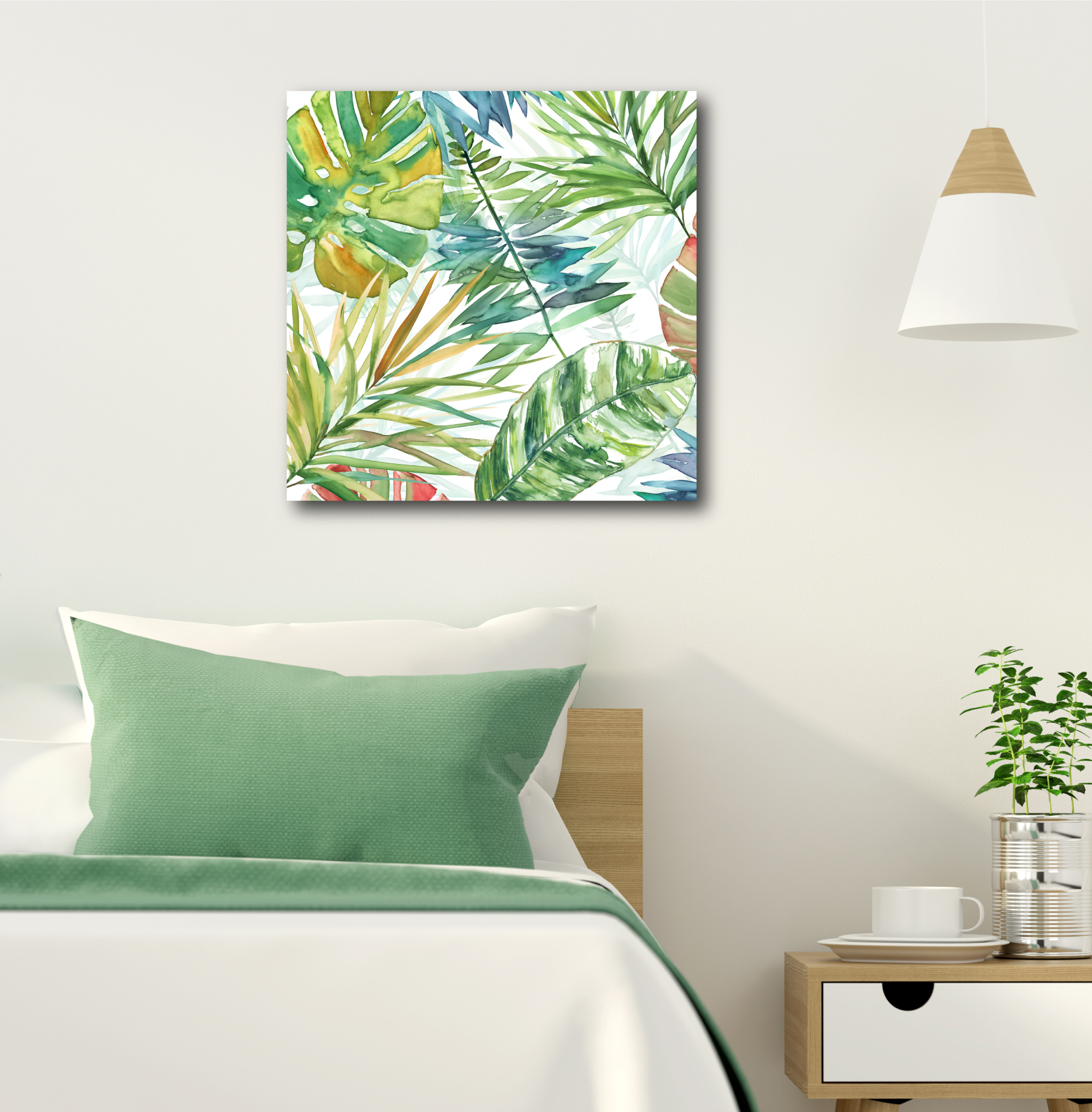 Courtside Market Tropical Sketchbook I Gallery-Wrapped Canvas Wall Art, 16x16