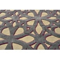 thumbnail image 3 of Feizy Saphir Rubus Modern Geometric, Tan/Gray/Purple, 7'6" x 10'6" Area Rug Sheen Global Abstract Design Carpet for Living Dining Bed Room, 3 of 4