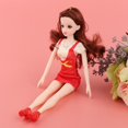 thumbnail image 4 of Muñeca pulgadas 1/6, juguetes de bricolaje, conjunto completo de rojo SM SunniMix Muñeca de bola con unión, 4 of 8