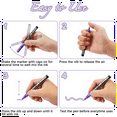 thumbnail image 6 of Shimmer Markers Doodle Outline Dazzles: 20 Colors Metallic Double Line Glitter Pen Set Super Squiggles Sparkle Dazzlers, 6 of 7