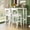 Beige,Brown+White, variant on Harper & Bright Designs Bar Counter Height Dining Table Set with 2 Chairs, Wood Rectangular Breakfast Nook for Small Places, Cherry