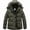 Army Green, variant on Heting Women's Plus Size Hooded Puffer Jacket Quilted Thicken Winter Coat with Removable Hood, Windproof Waterproof Warm Overcoat with Multi-Pockets Khaki 4X