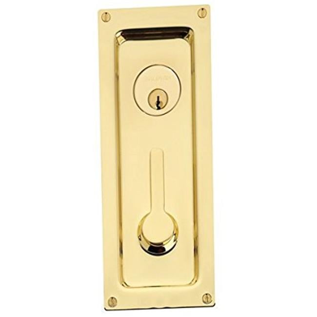 Baldwin 8595003 Entrance Function Single Cylinder Sliding Door Lock