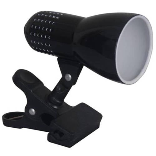 Mainstays 5" Black Metal Adjustable Mini Clip Lamp, 25 Watt Bulb Included