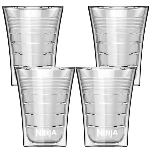 Ninja 14 Oz Microwave Safe Plastic Double Insulated Cup for Coffee Bar